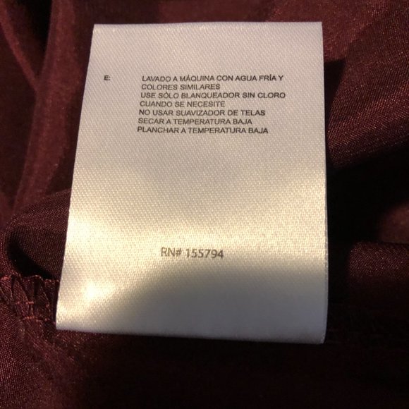 Wine Satin Robe | Size M - NWOT - Picture 6 of 7